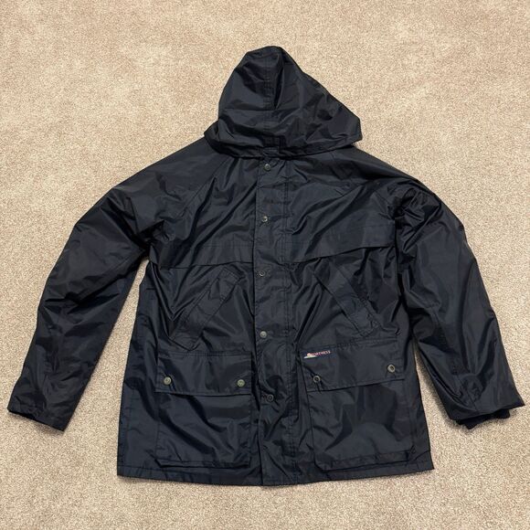 Portwest Perth Stormbeater Jacket Waterproof Packaway Hood Blue Men's Medium - Picture 3 of 12